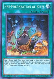Image for Pre-Preparation of Rites (Shining Victories) (SHVI-EN065) - YuGiOh