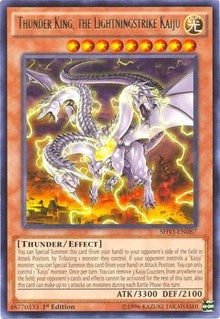 Image for Thunder King, the Lightningstrike Kaiju (Shining Victories) (SHVI-EN087) - YuGiOh