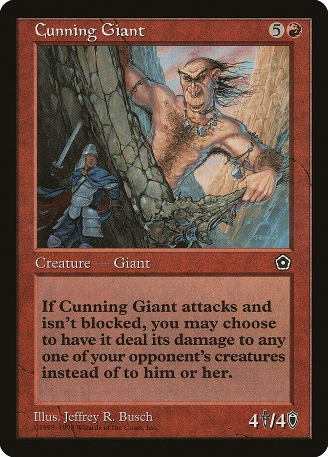 Image for Cunning Giant (Portal Second Age) - Magic: The Gathering