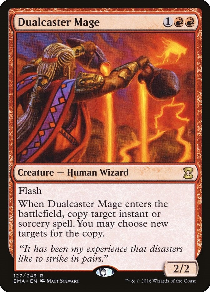 Image for Dualcaster Mage (Eternal Masters) (127) - Magic: The Gathering