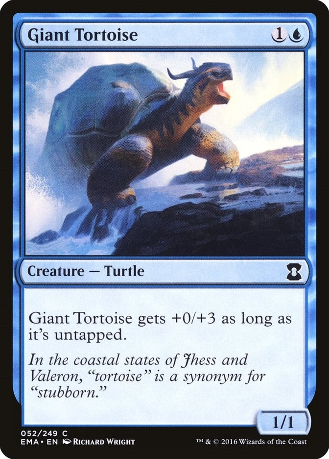 Image for Giant Tortoise (Eternal Masters) (52) - Magic: The Gathering