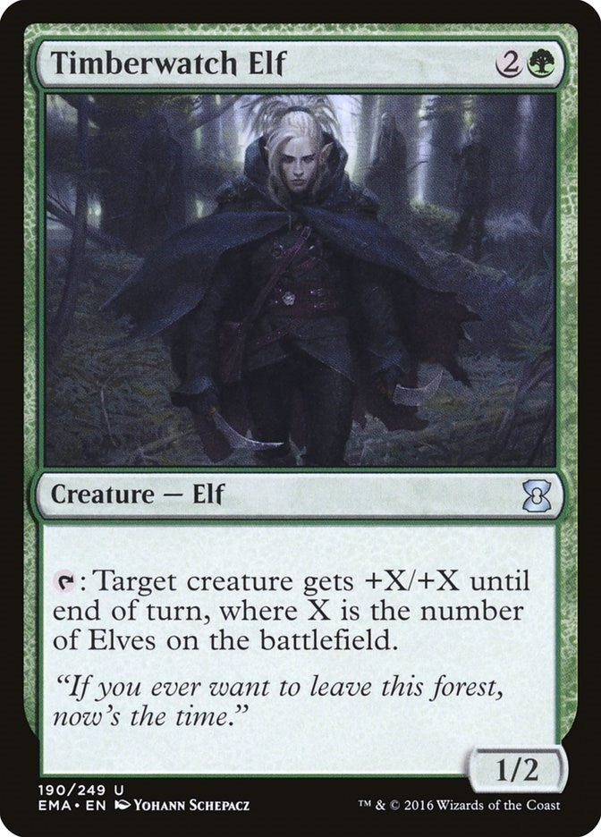 Image for Timberwatch Elf (Eternal Masters) (190) - Magic: The Gathering