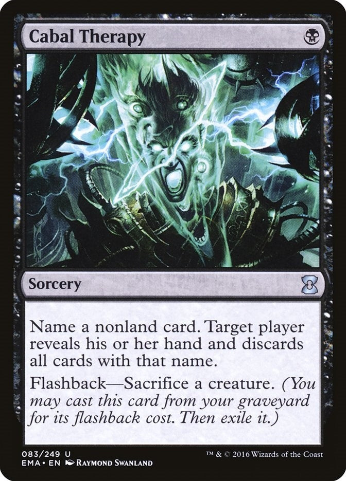 Image for Cabal Therapy (Eternal Masters) (83) - Magic: The Gathering