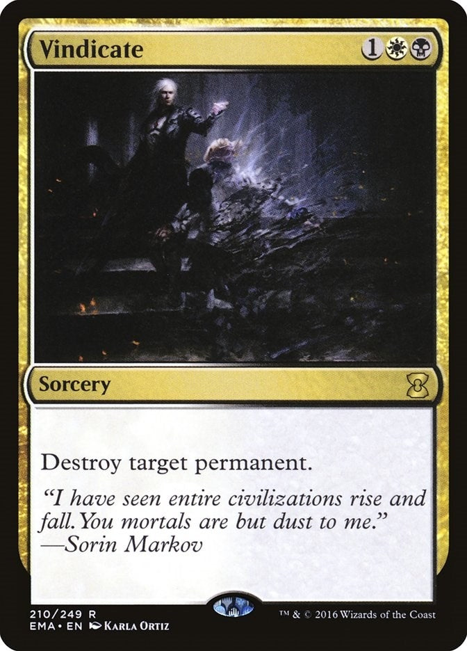 Image for Vindicate (Eternal Masters) (210) - Magic: The Gathering