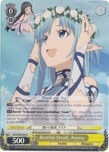 Image for Restful Stroll, Asuna (Parallel Foil) (Sword Art Online II Vol.2) (SAO/SE26-E03 C) - Weiss Schwarz