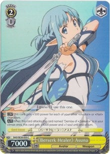 Image for "Berserk Healer" Asuna (Parallel Foil) (Sword Art Online II Vol.2) (SAO/SE26-E05 C) - Weiss Schwarz