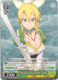 Image for Simultaneous Attack, Leafa (Sword Art Online II Vol.2) (SAO/SE26-E14 C) - Weiss Schwarz