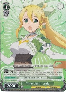 Image for Time Limit, Leafa (Parallel Foil) (Sword Art Online II Vol.2) (SAO/SE26-E15 C) - Weiss Schwarz