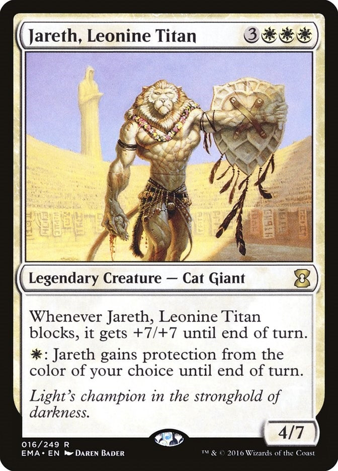 Image for Jareth, Leonine Titan (Eternal Masters) (16) - Magic: The Gathering