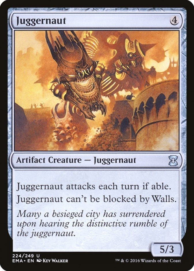 Image for Juggernaut (Eternal Masters) (224) - Magic: The Gathering