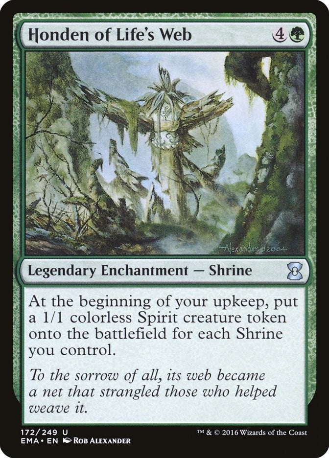 Image for Honden of Life's Web (Eternal Masters) (172) - Magic: The Gathering