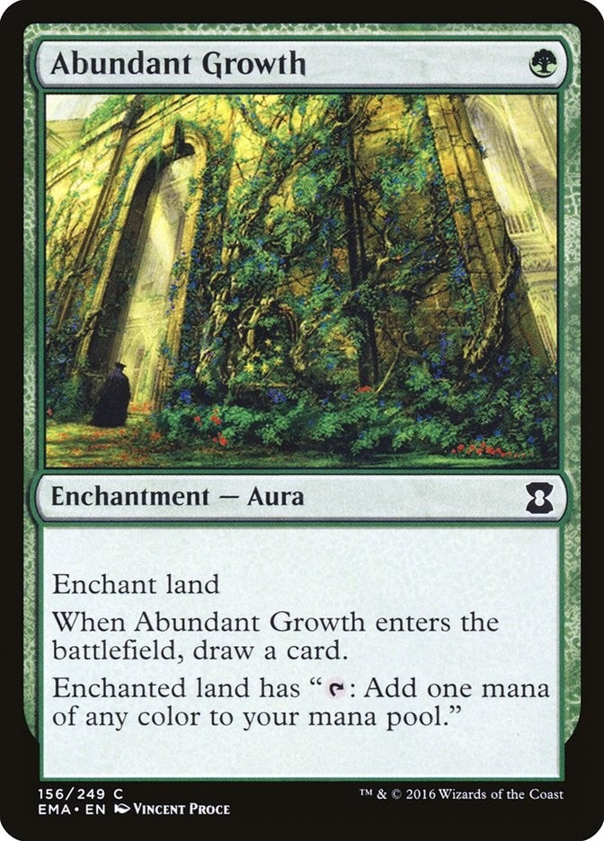 Image for Abundant Growth (Eternal Masters) (156) - Magic: The Gathering