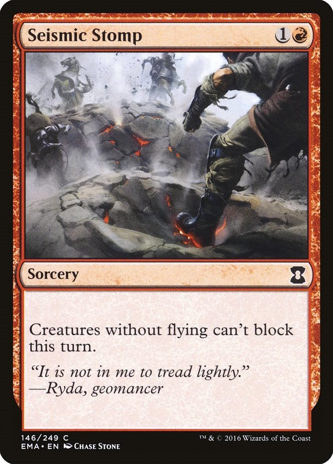 Image for Seismic Stomp (Eternal Masters) (146) - Magic: The Gathering