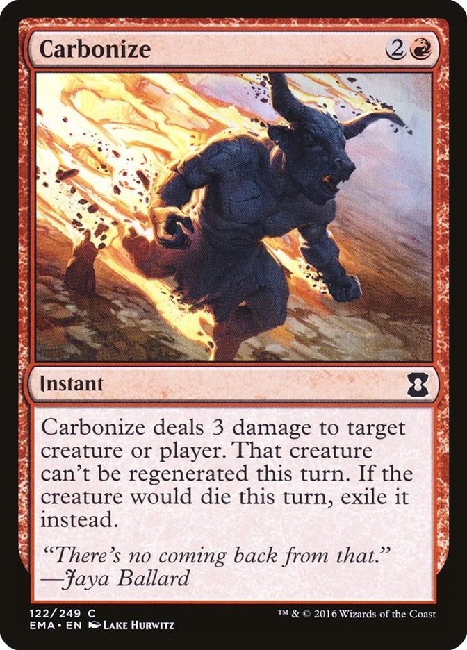 Image for Carbonize (Eternal Masters) (122) - Magic: The Gathering