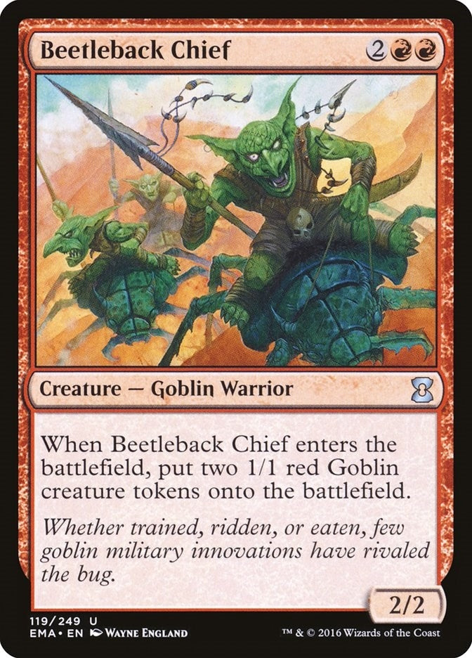Image for Beetleback Chief (Eternal Masters) (119) - Magic: The Gathering