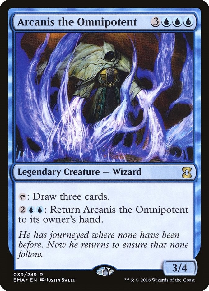 Image for Arcanis the Omnipotent (Eternal Masters) (39) - Magic: The Gathering