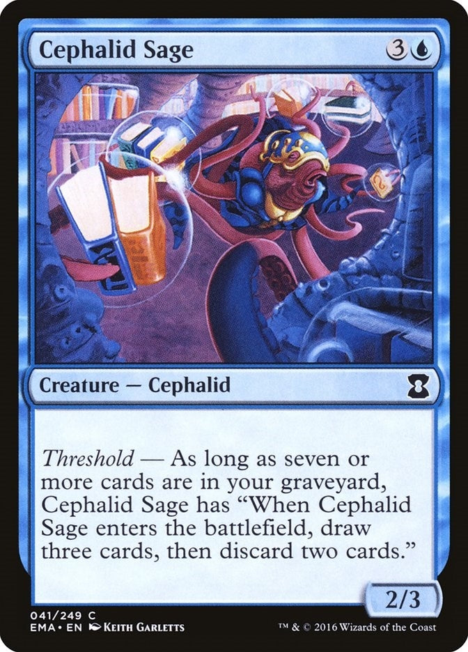 Image for Cephalid Sage (Eternal Masters) (41) - Magic: The Gathering