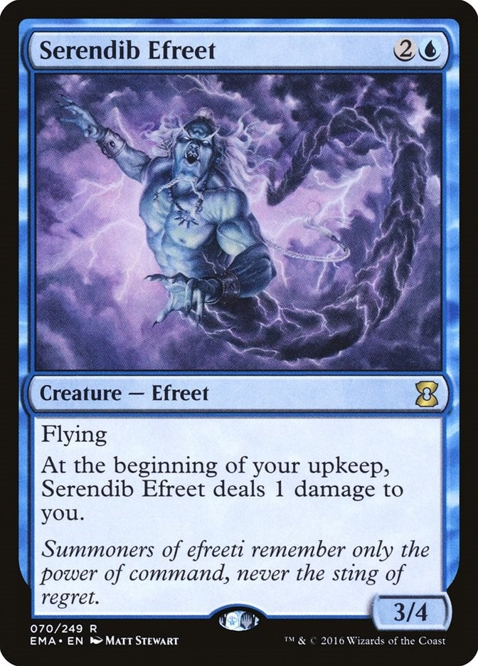 Image for Serendib Efreet (Eternal Masters) (70) - Magic: The Gathering