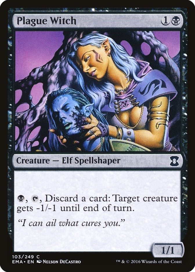 Image for Plague Witch (Eternal Masters) (103) - Magic: The Gathering