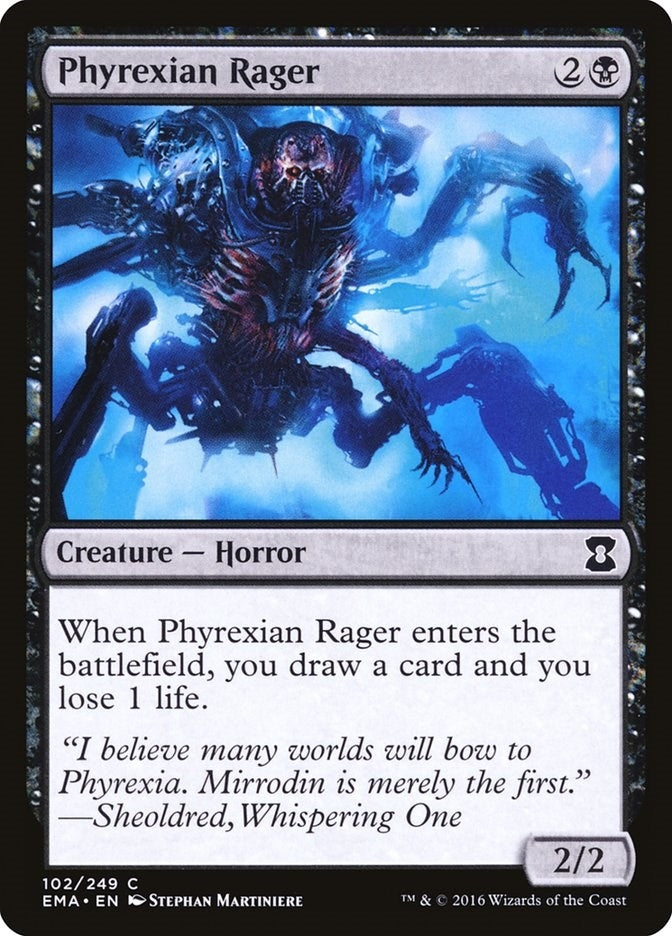 Image for Phyrexian Rager (Eternal Masters) (102) - Magic: The Gathering