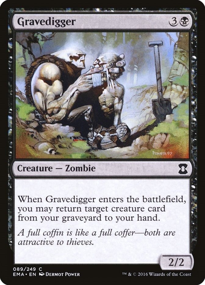 Image for Gravedigger (Eternal Masters) (89) - Magic: The Gathering