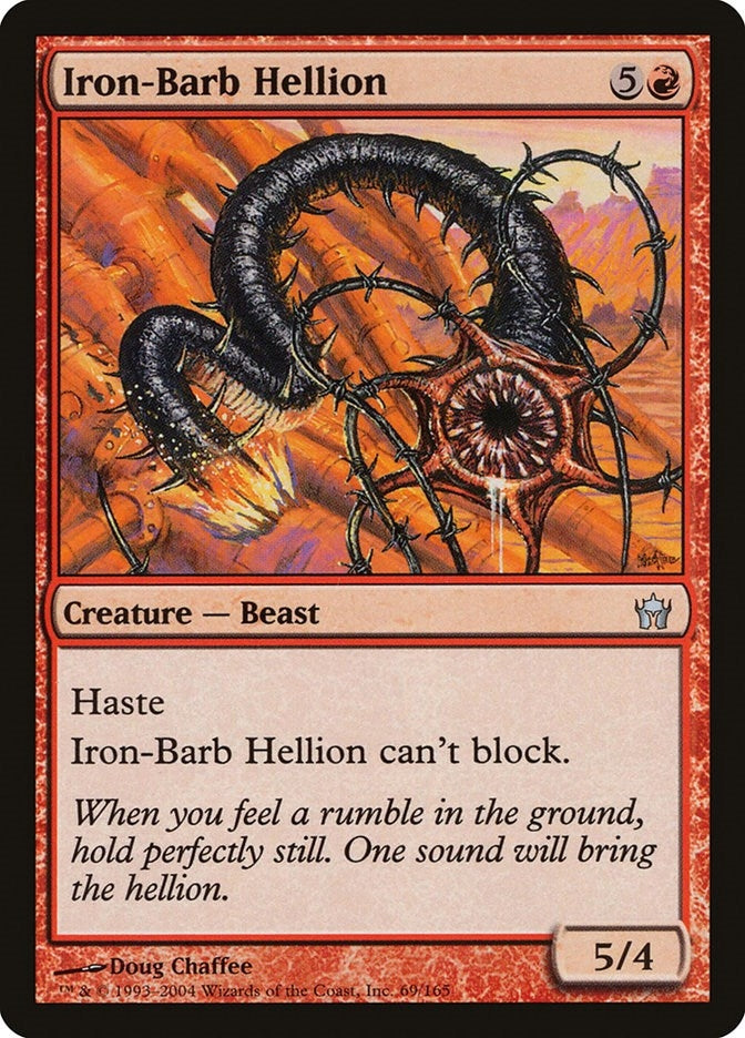 Image for Iron-Barb Hellion (Fifth Dawn) (69) - Magic: The Gathering