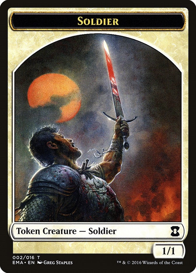 Image for Soldier Token (Eternal Masters) (2) - Magic: The Gathering
