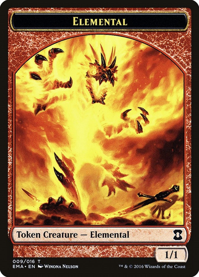 Image for Elemental Token (009) (Eternal Masters) (9) - Magic: The Gathering
