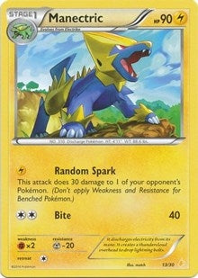 Image for Manectric (22) (XY Trainer Kit: Pikachu Libre & Suicune) (22/30) - Pokemon