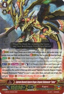 Image for Supreme Heavenly Emperor Dragon, Dragonic Blademaster "Taiten" (G-BT07: Glorious Bravery of Radiant Sword) (G-BT07/005EN) - Cardfight Vanguard