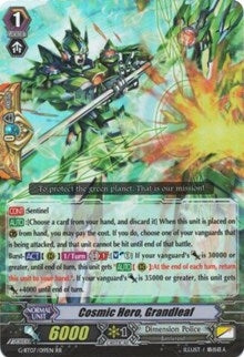 Image for Cosmic Hero, Grandleaf (G-BT07: Glorious Bravery of Radiant Sword) (G-BT07/019EN) - Cardfight Vanguard
