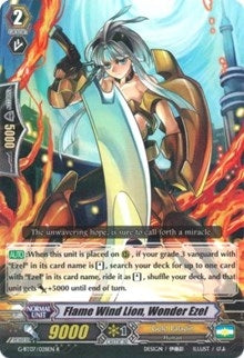 Image for Flame Wind Lion, Wonder Ezel (G-BT07: Glorious Bravery of Radiant Sword) (G-BT07/028EN) - Cardfight Vanguard