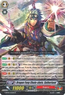 Image for Dragon Fang Chain-shots, Sutherland (G-BT07: Glorious Bravery of Radiant Sword) (G-BT07/032EN) - Cardfight Vanguard