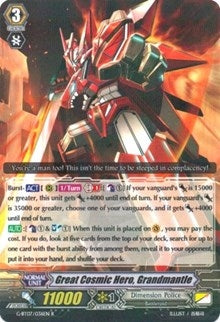 Image for Great Cosmic Hero, Grandmantle (G-BT07: Glorious Bravery of Radiant Sword) (G-BT07/036EN) - Cardfight Vanguard