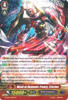 Image for Mask of Demonic Frenzy, Ericrius (G-BT07: Glorious Bravery of Radiant Sword) (G-BT07/038EN) - Cardfight Vanguard