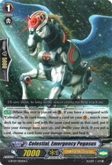 Image for Celestial, Emergency Pegasus (G-BT07: Glorious Bravery of Radiant Sword) (G-BT07/050EN) - Cardfight Vanguard