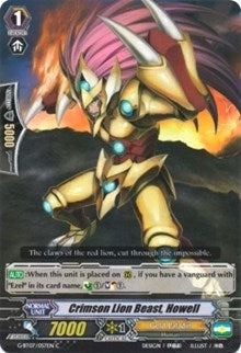 Image for Crimson Lion Beast, Howell (G-BT07: Glorious Bravery of Radiant Sword) (G-BT07/057EN) - Cardfight Vanguard