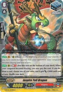 Image for Inspire Yell Dragon (G-BT07: Glorious Bravery of Radiant Sword) (G-BT07/072EN) - Cardfight Vanguard