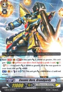 Image for Cosmic Hero, Grandgardy (G-BT07: Glorious Bravery of Radiant Sword) (G-BT07/073EN) - Cardfight Vanguard