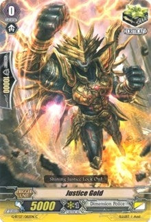 Image for Justice Gold (G-BT07: Glorious Bravery of Radiant Sword) (G-BT07/082EN) - Cardfight Vanguard