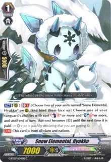 Image for Snow Elemental, Hyakko (G-BT07: Glorious Bravery of Radiant Sword) (G-BT07/104EN) - Cardfight Vanguard