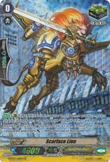 Image for Scarface Lion (SP) (G-BT07: Glorious Bravery of Radiant Sword) (G-BT07/S16EN) - Cardfight Vanguard