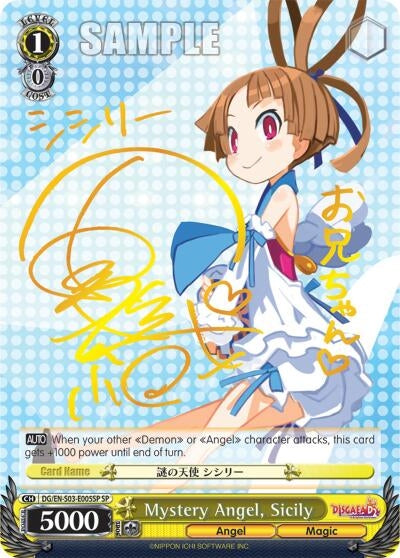 Image for Mystery Angel, Sicily (SP) (Disgaea) (DG/EN-S03-E005SP SP) - Weiss Schwarz