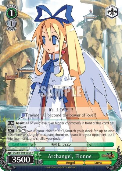 Image for Archangel, Flonne (Disgaea) (DG/EN-S03-E051 R) - Weiss Schwarz