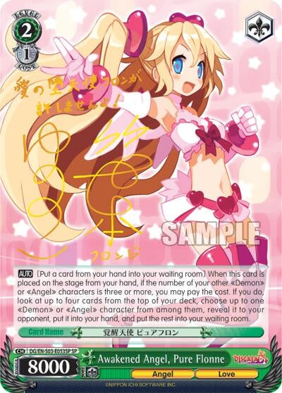 Image for Awakened Angel, Pure Flonne (SP) (Disgaea) (DG/EN-S03-E053SP SP) - Weiss Schwarz