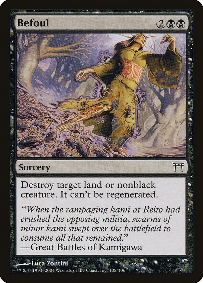 Image for Befoul (Champions of Kamigawa) (102) - Magic: The Gathering