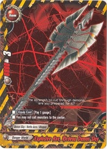 Image for Explosive Axe, Ricdeau Demon Slay (Buddy Rave) (D-BT01A-EB01/0037EN) - Future Card BuddyFight