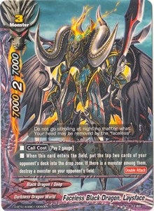 Image for Faceless Black Dragon, Laysface (Buddy Rave) (D-BT01A-EB01/0050EN) - Future Card BuddyFight