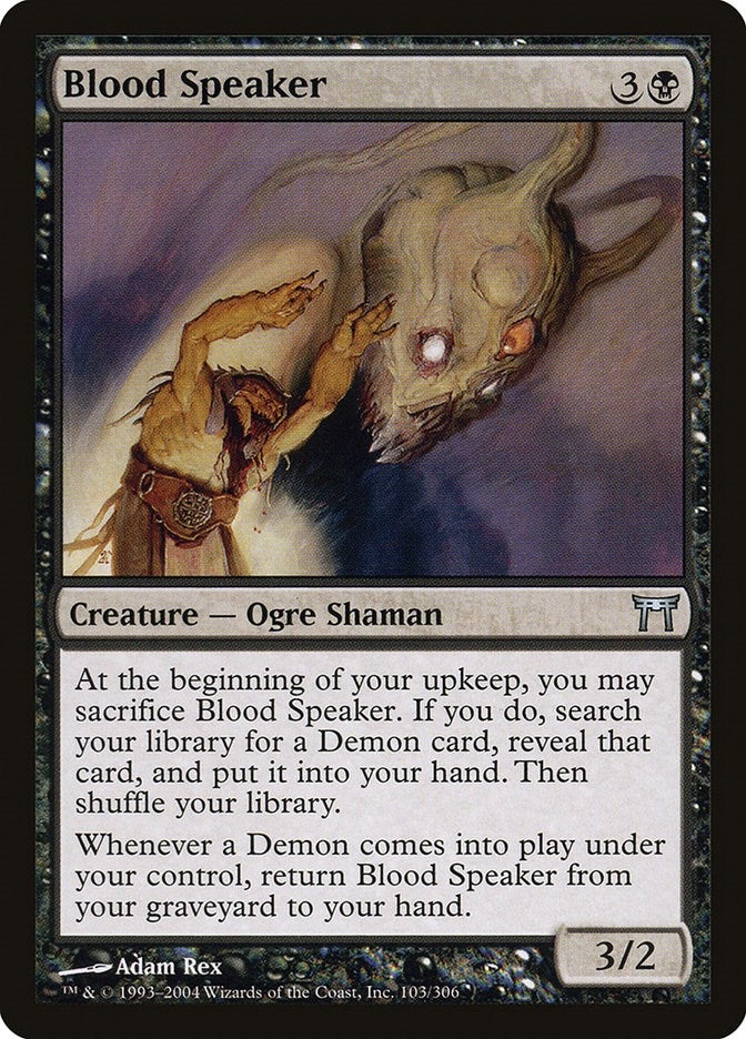 Image for Blood Speaker (Champions of Kamigawa) (103) - Magic: The Gathering