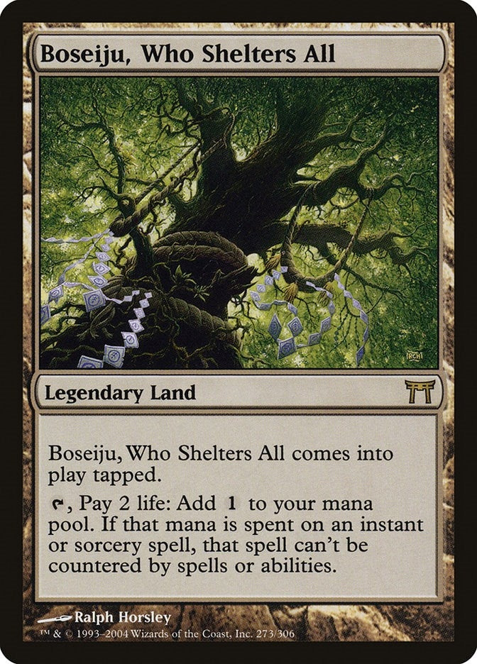 Image for Boseiju, Who Shelters All (Champions of Kamigawa) (273) - Magic: The Gathering